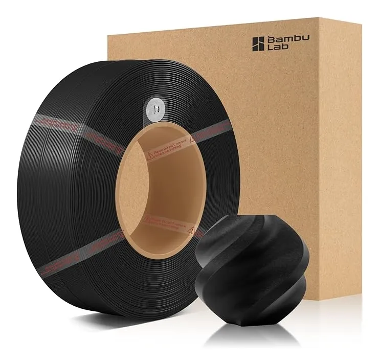 PLA Lite Negro Mate SB (Bambu Lab) Filamento 3d PLA Lite 1,75mm 1kg BAMBU LAB Sin Bobina - Imagen 1